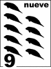 Spanish Florida Manatee Counting Card 9