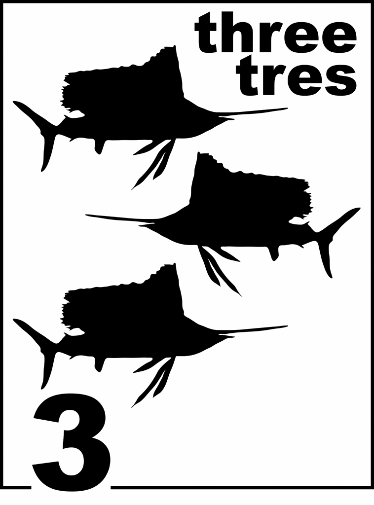Bilingual Sailfish Counting Card 3