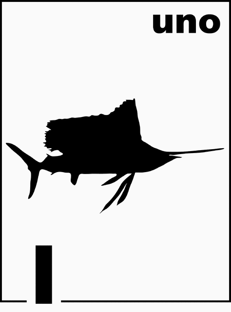 Spanish Sailfish Counting Card 1