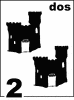Spanish Sandcastle Counting Card 2