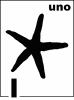 Spanish Starfish Counting Card 1