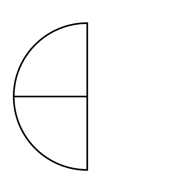 Two Quarters of a Fraction Pie