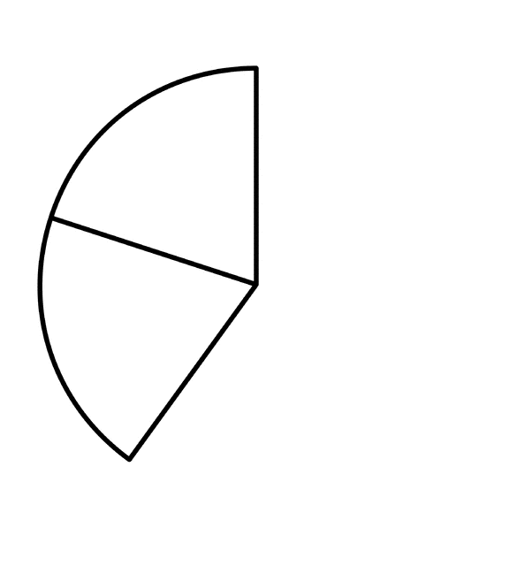 Two Fifths of a Fraction Pie