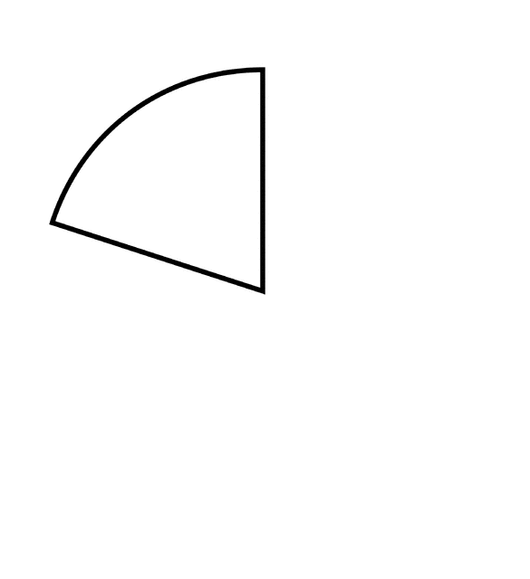 One Fifths of a Fraction Pie