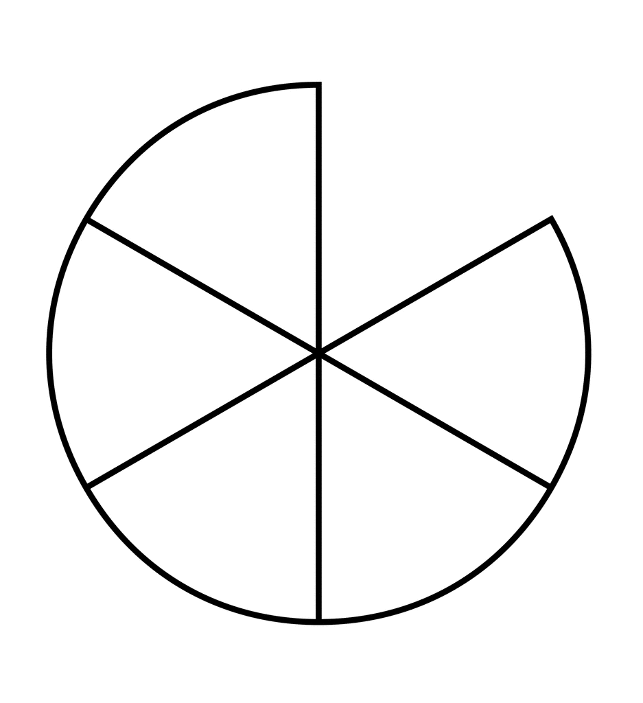 Five Sixths of a Fraction Pie