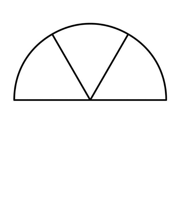 Three Sixths of a Fraction Pie