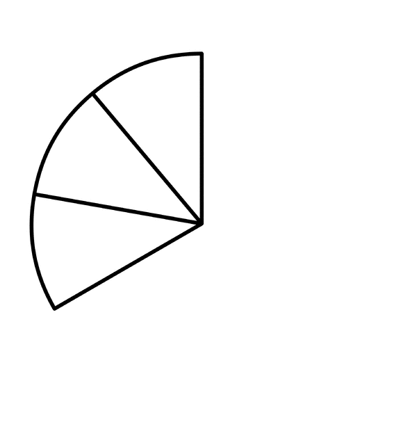 Three Ninths of a Fraction Pie