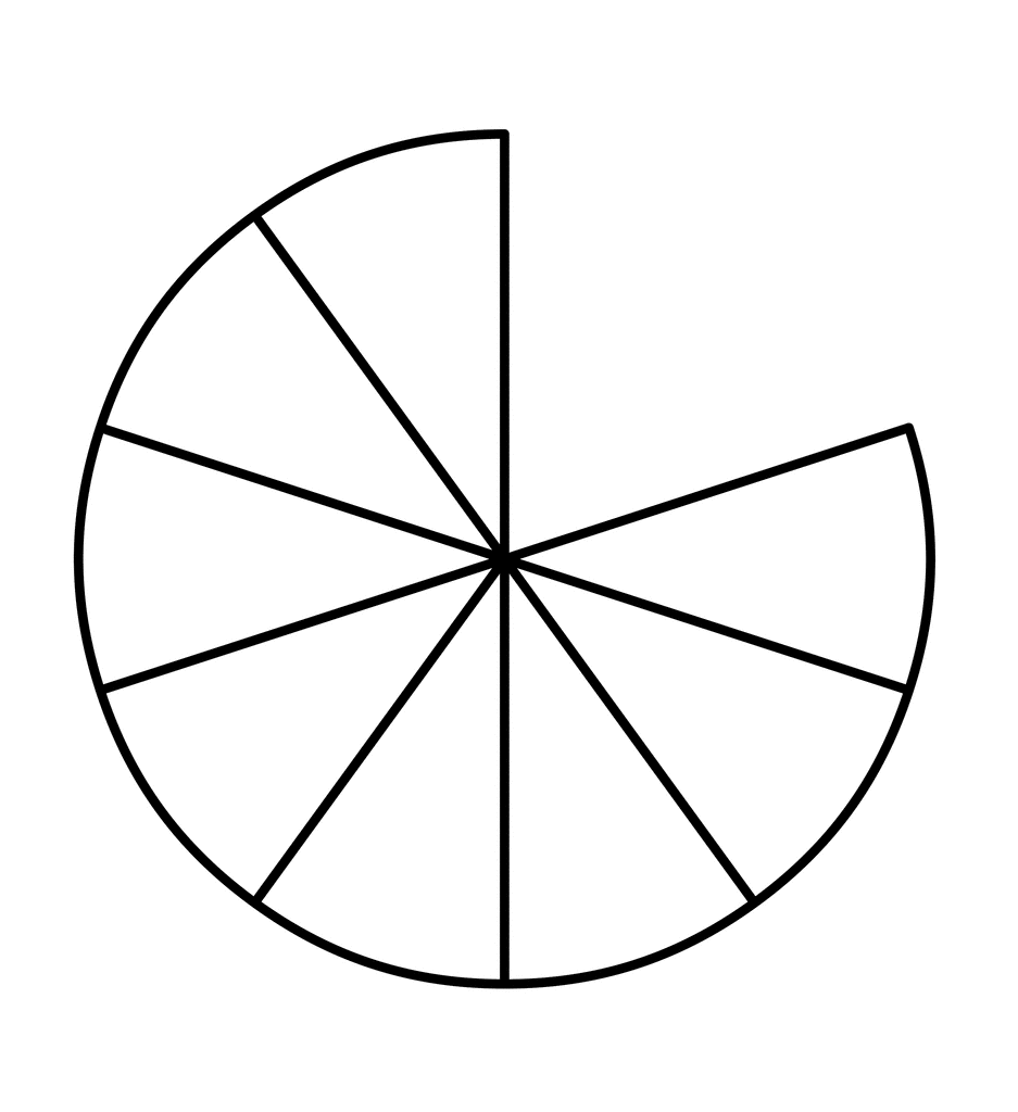 Eight Tenths of a Fraction Pie