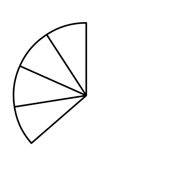 Four Elevenths of a Fraction Pie