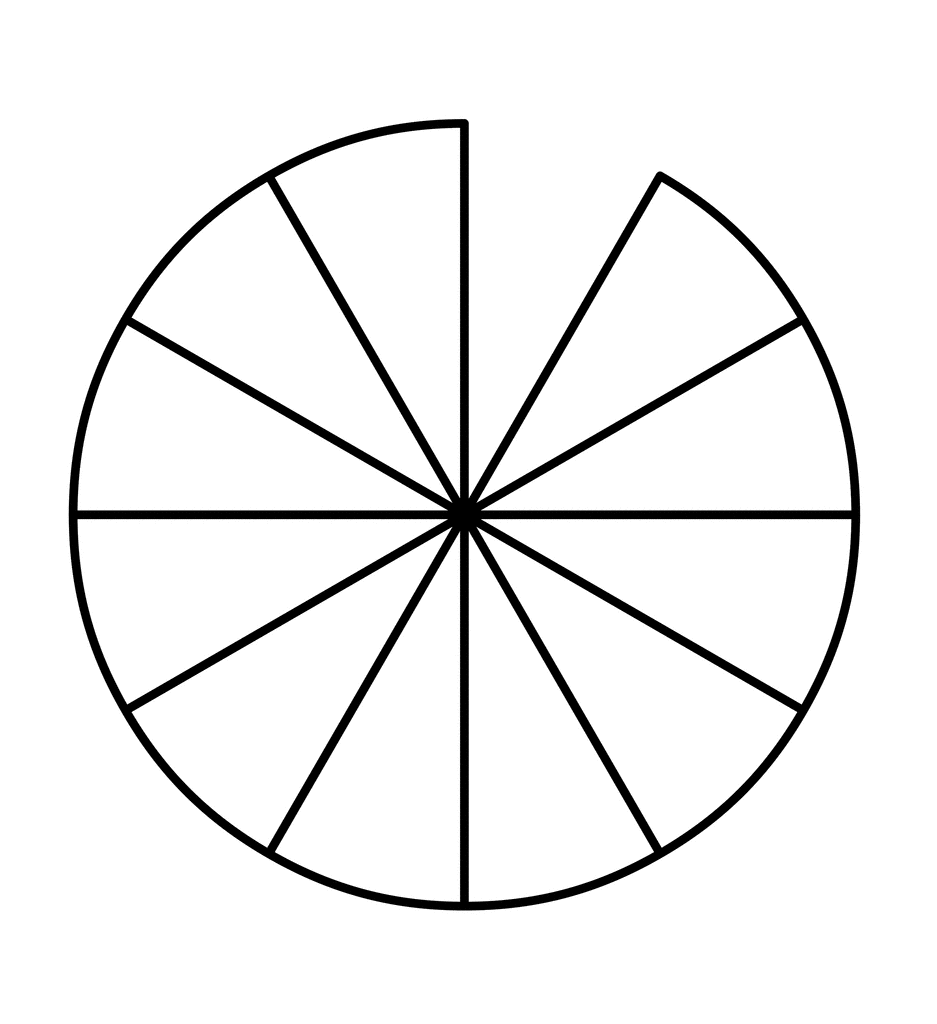 Eleven Twelfths of a Fraction Pie