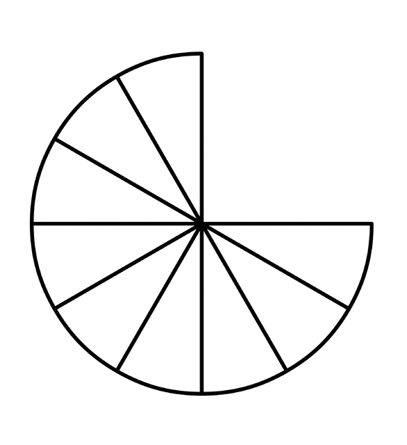 Nine Twelfths of a Fraction Pie
