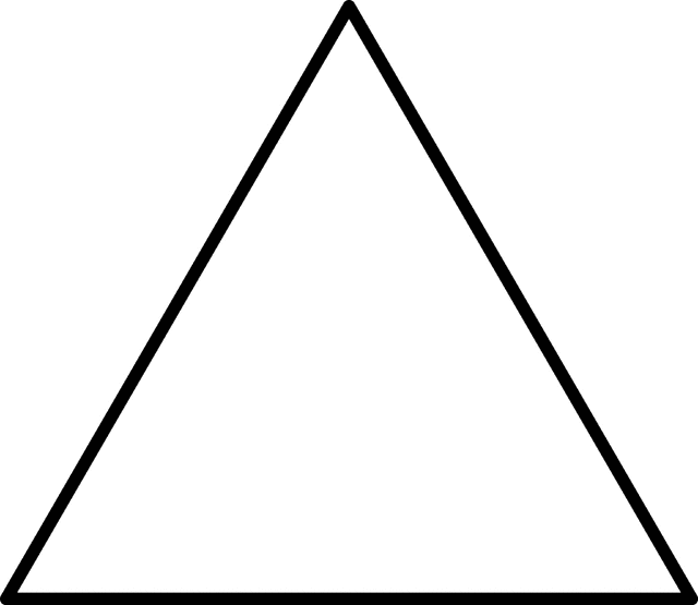 Large Triangle For Pattern Block Set ClipArt ETC