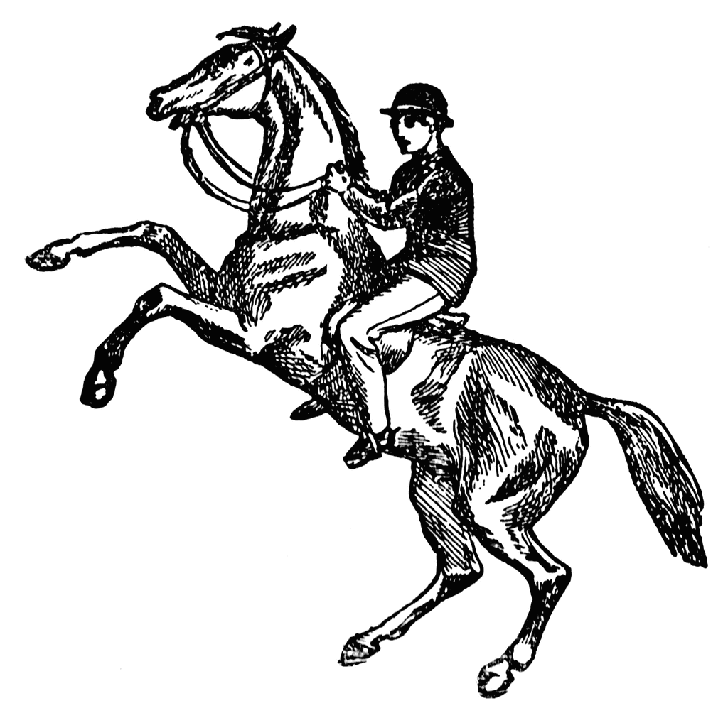 clipart ride a horse - photo #7