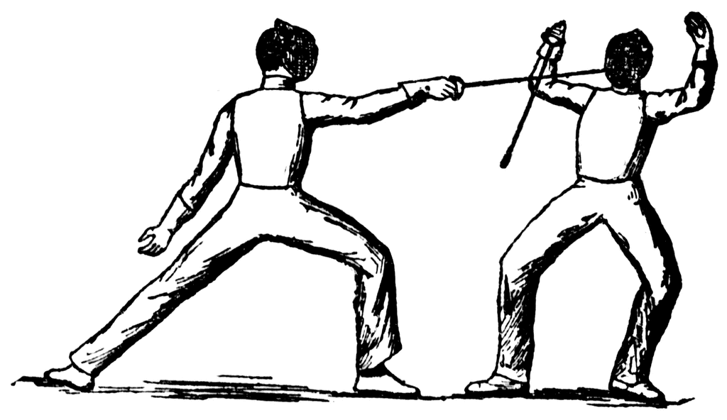 fencing sport clipart - photo #8