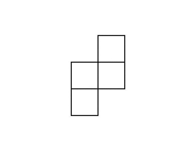 One-Sided Tetromino