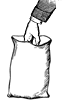 Bag with Hand