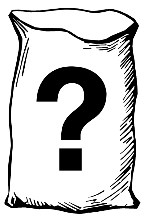 Bag with Question Mark. To use any of the clipart images above (including 