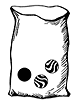 Bag with Three Marbles