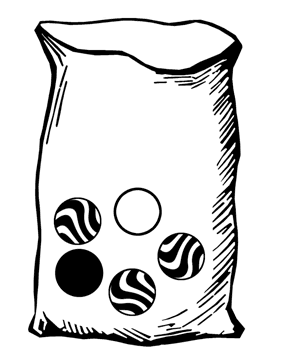 Bag with Five Marbles