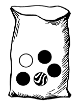 Bag with Five Marbles