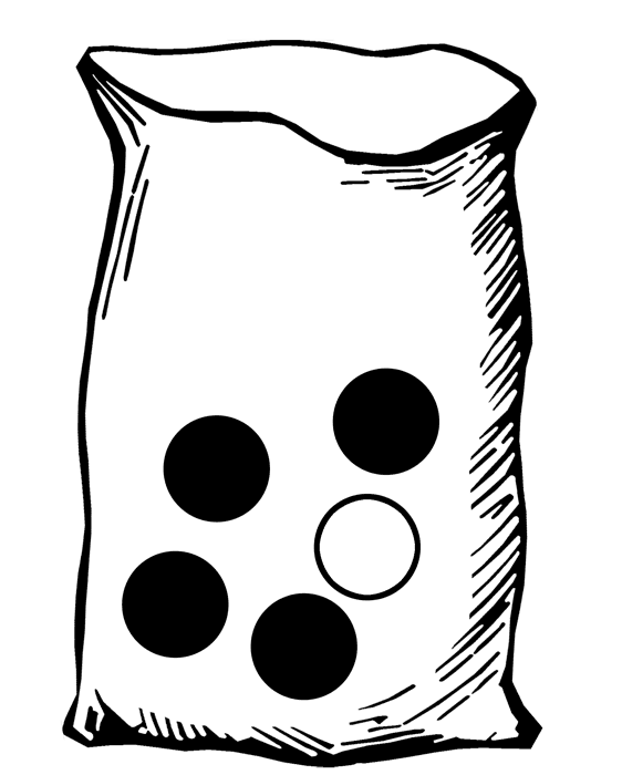 Bag with Five Marbles