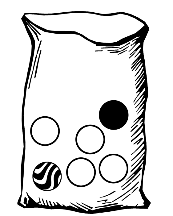 Bag with Six Marbles