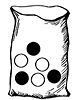 Bag with Six Marbles