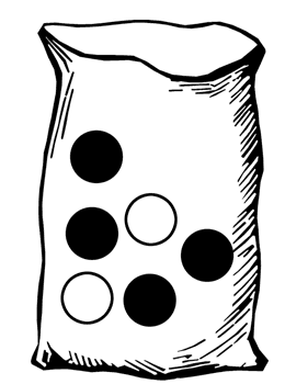 Bag with Six Marbles