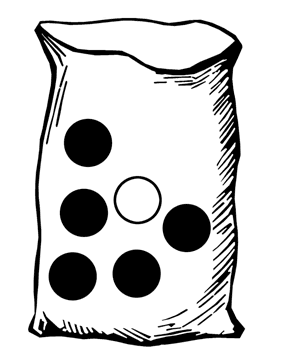 Bag with Six Marbles