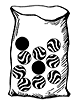 Bag with Ten Marbles