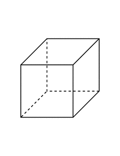 Flashcard of a Cube