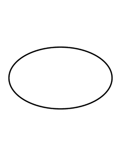 Flashcard of an Ellipse