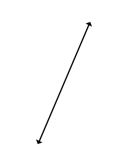 Flashcard of a Line