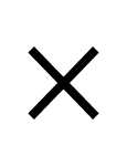A flashcard featuring a math symbol for Multiplication