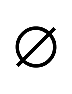 Null Symbol