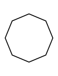 A flashcard featuring an illustration of a polygon with eight equal sides