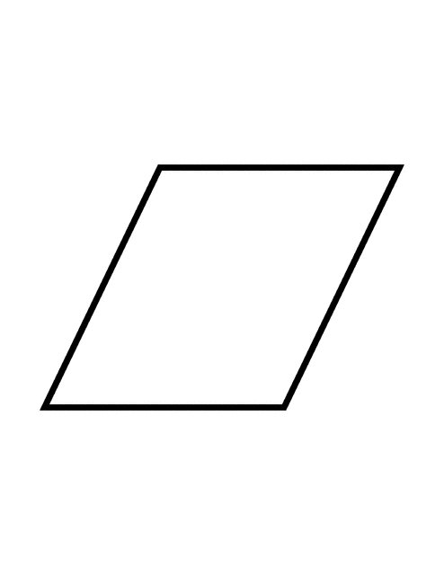 Flashcard of a Parallelogram