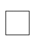 A flashcard featuring an illustration of a polygon with four equal sides