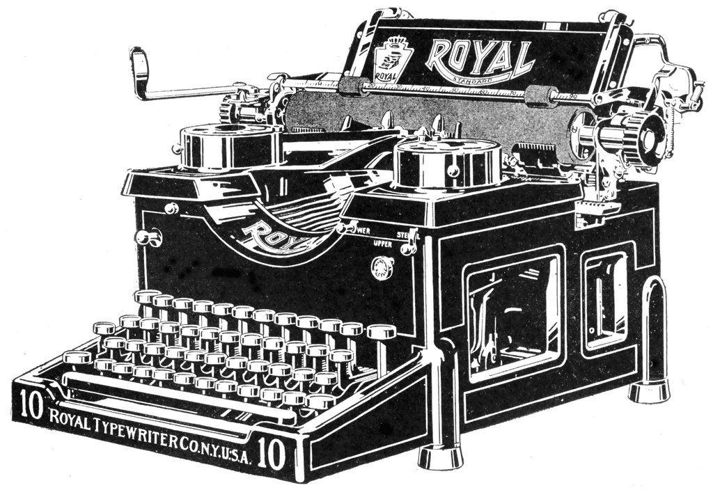 free clipart vintage typewriter - photo #17
