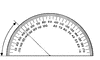 Protractor, 45 Degrees