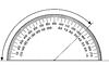 Protractor, 135 Degrees