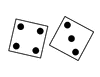 Dice Pair, 4-3