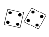 Dice Pair, 4-4