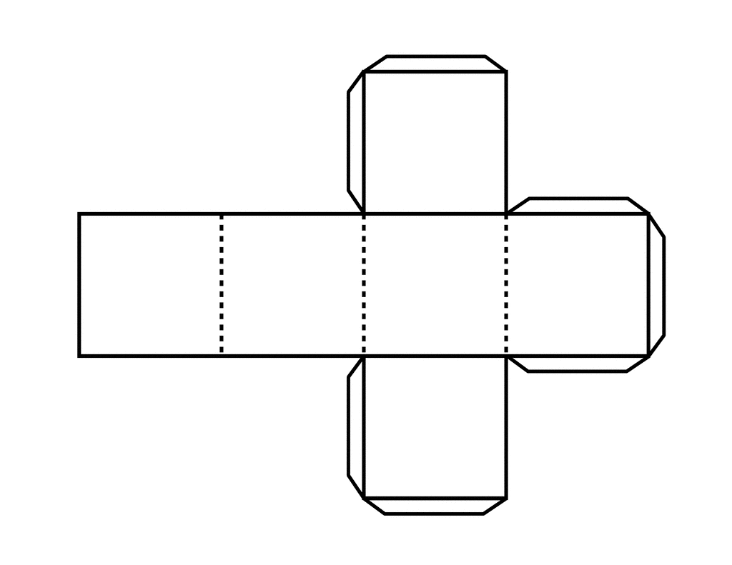 Pattern for Hexahedron | ClipArt ETC