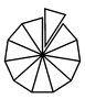 Fractions of 11-sided Polygon
