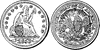 Silver Quarter Coin, 1853