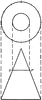 Plan and Elevation of a Cone