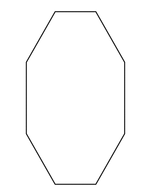 Irregular Convex Octagon ClipArt ETC