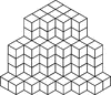 117 Stacked Congruent Cubes 