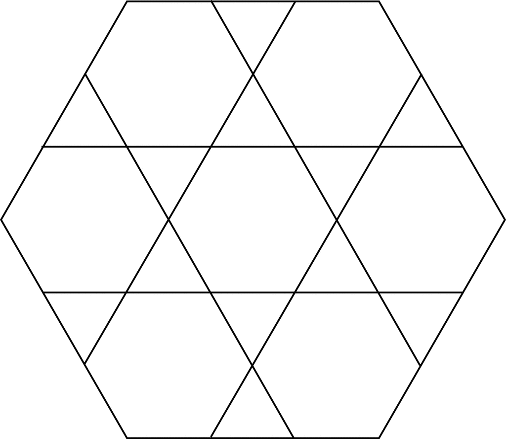a perfect hexagon